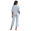 Dream Relaxed V Neck with Capri Lounge Set Softies- Surf