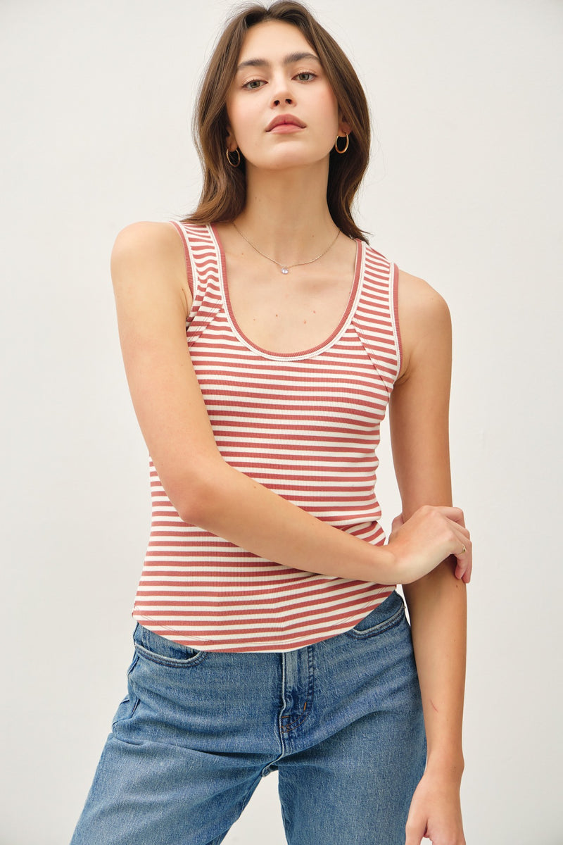 Olivia Striped Tank