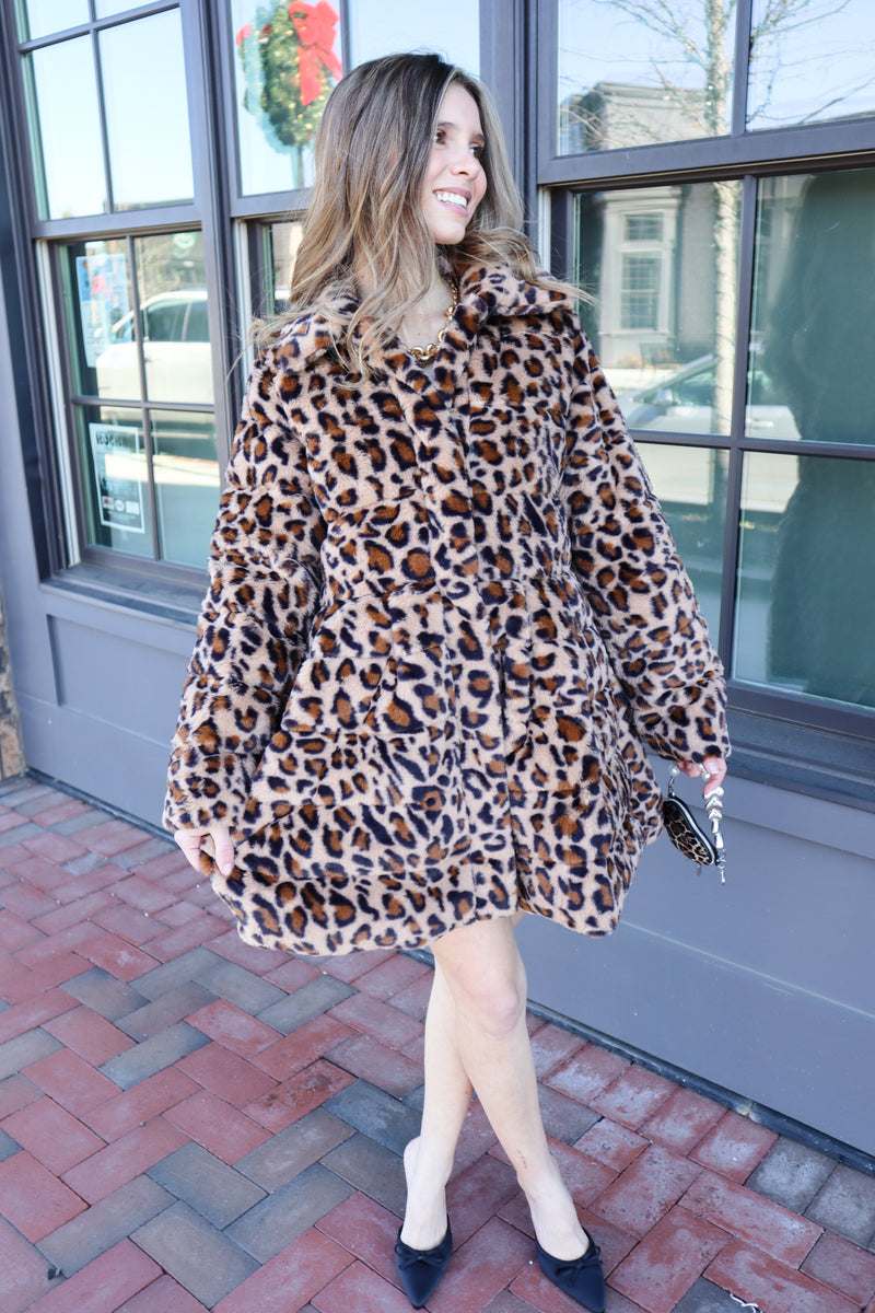 Cheetah Fuzzy Dress