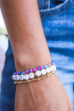 Collegiate Stack Bracelet