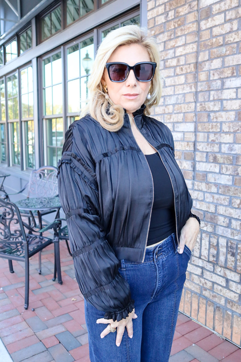 Black Sheered Jacket