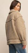 Z Supply Ari Sherpa Coat Fossil