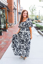 Black and White Beauty Dress