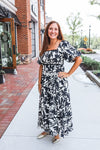 Black and White Beauty Dress