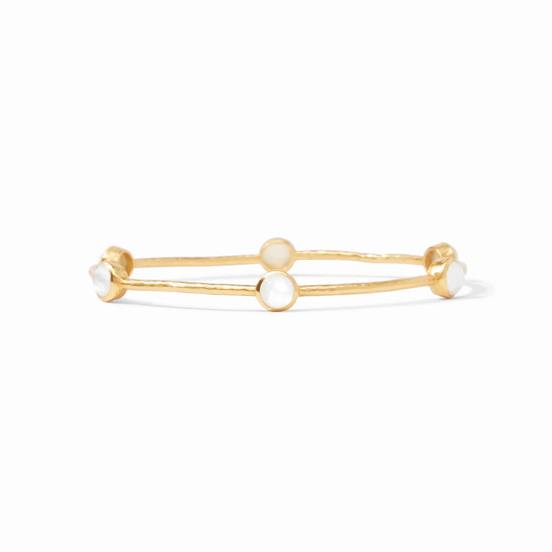 Julie Vos Milano Luxe Bangle Iridescent Champagne