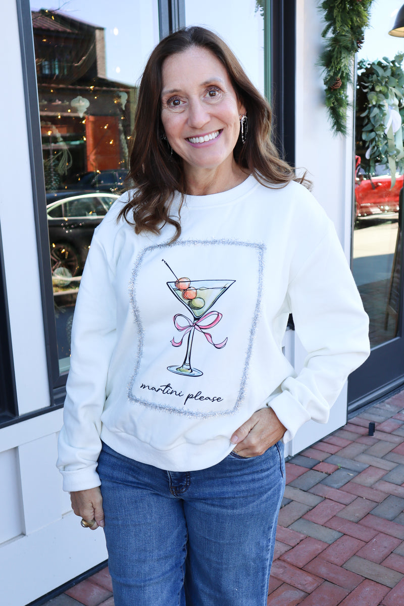 Martini Please! Sweatshirt