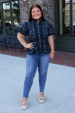 Floral Detail Blouse