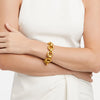 Cannes Demi Link Bracelet-Gold O/S