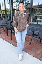 Blue Bows Blouse