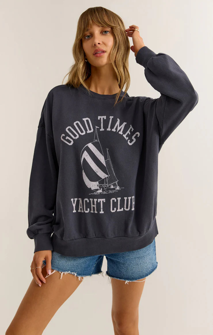 Yacht Club Sunday Sweatshirt