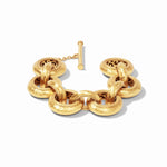 Cannes Link Bracelet-Gold O/S