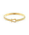 Gold and silver nautical knot bangle featuring a sleek rope-knot accent, designed for a classic and sophisticated look