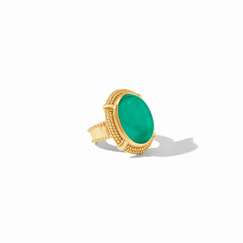 Cabochon Statement Ring - Emerald Green