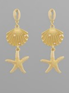 Sally Sells Sea Shell Earrings