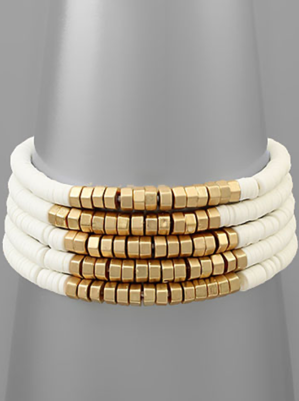 Stacks of Gold Bracelet