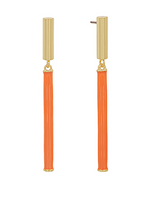 Linked Bar Drop Earrings