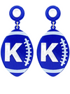 Go Team Acrylic Football Earrings