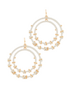 Double Trouble Circle Earrings