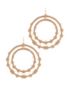 Double Trouble Circle Earrings