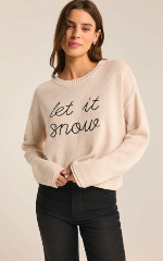 Sienna Let It Snow Sweater - Winter White