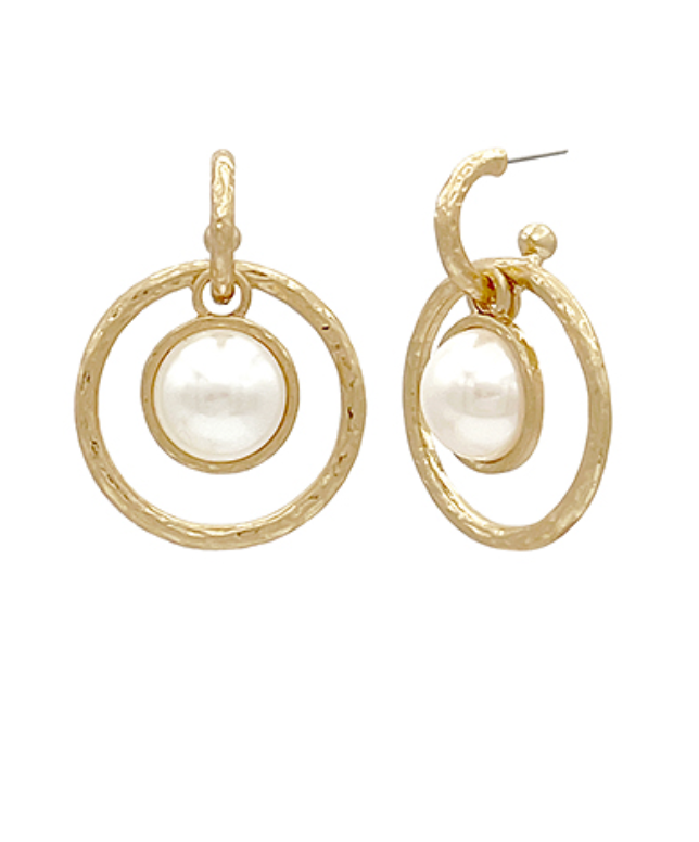 Mallory Earrings - Pearl