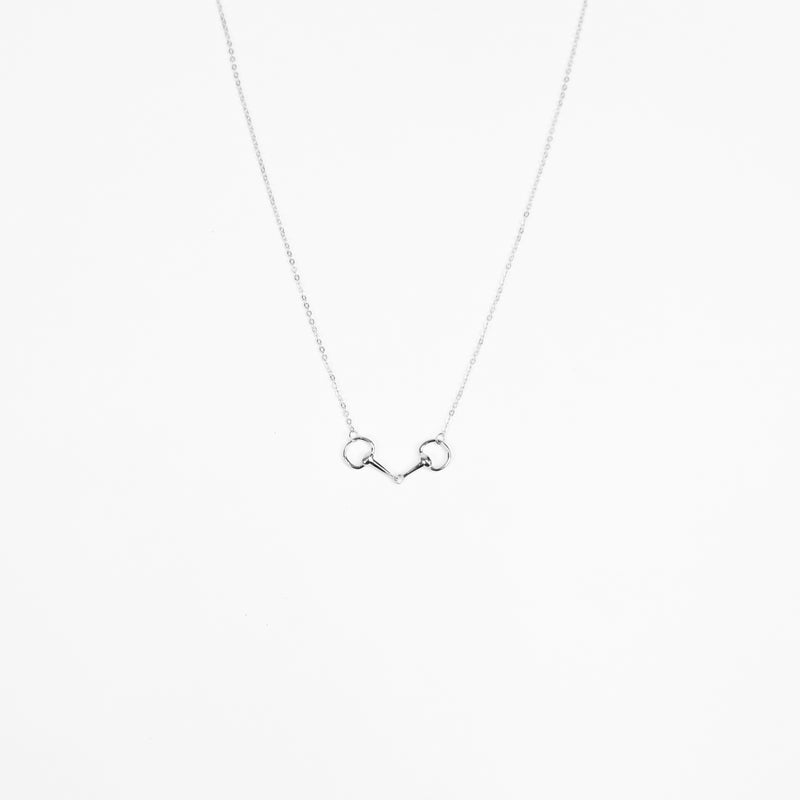 Snaffle Bit Necklace featuring equestrian-inspired charm