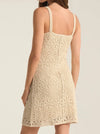 Allure Crochet Mini Dress - Natural