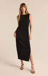 Gatsby Pilsse Midi Dress - Black