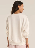 Oversized Weekends Sweatshirt - Bone