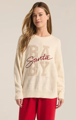 Santa Baby Cozy Sweater - Sea Salt