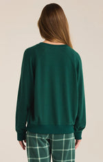 Cassie Bright Long Sleeve Top - Noble Fir