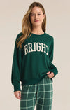 Cassie Bright Long Sleeve Top - Noble Fir