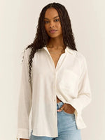 The Perfect Linen Top - White