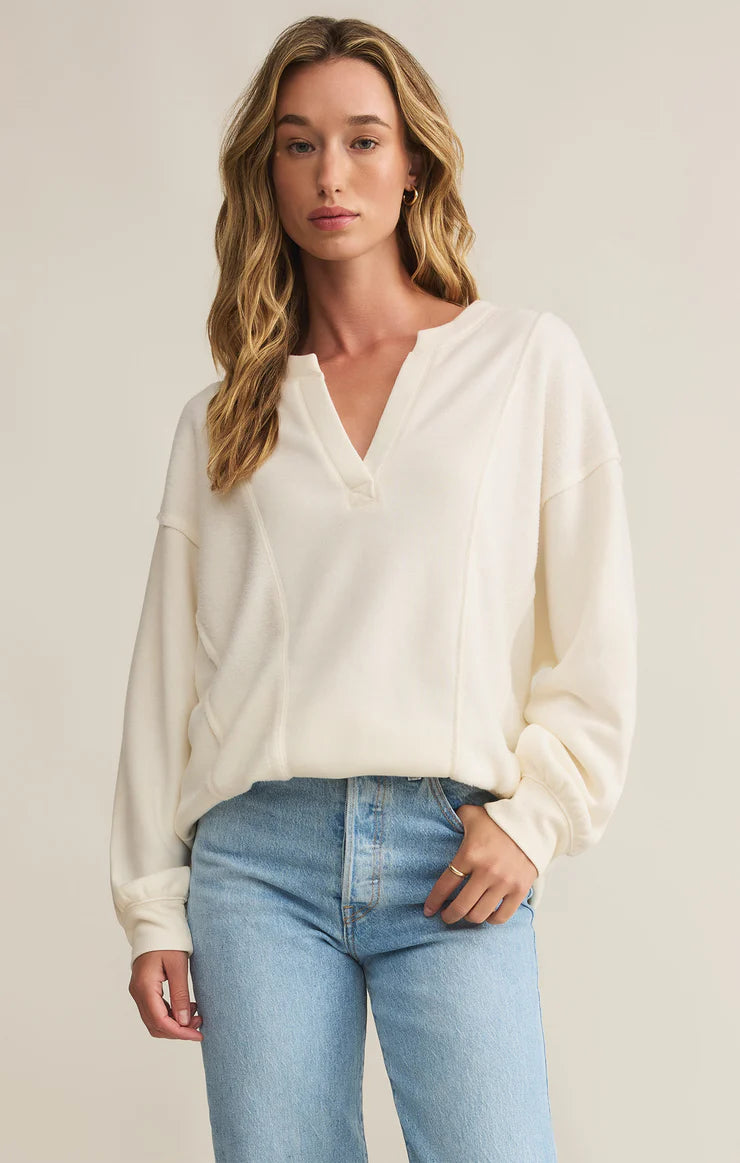 Out of Towner Sweatshirt - Sea Salt