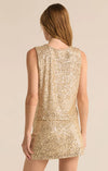 Sloane Sequin Top - Champagne