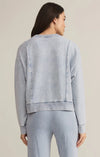 Z Supply Lax Knit Denim Sweatshirt