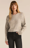 Tinseltown Cropped Sweater - Champagne