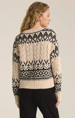 Garland Fairisle Sweater - Sea Salt