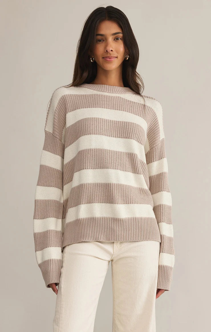 Boyfriend Sailor Sweater - Parchment