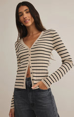 Jordana Stripe Sweater - Sandshell