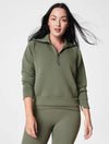 Spanx AirEssentials Half Zip - Clover