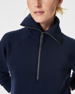 Air Essentials Spanx Half Zip - Navy