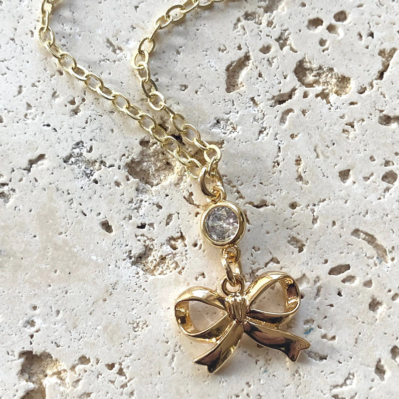 Bring On the Bows Necklace