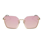 Analise Sunglasses Brushed Gold