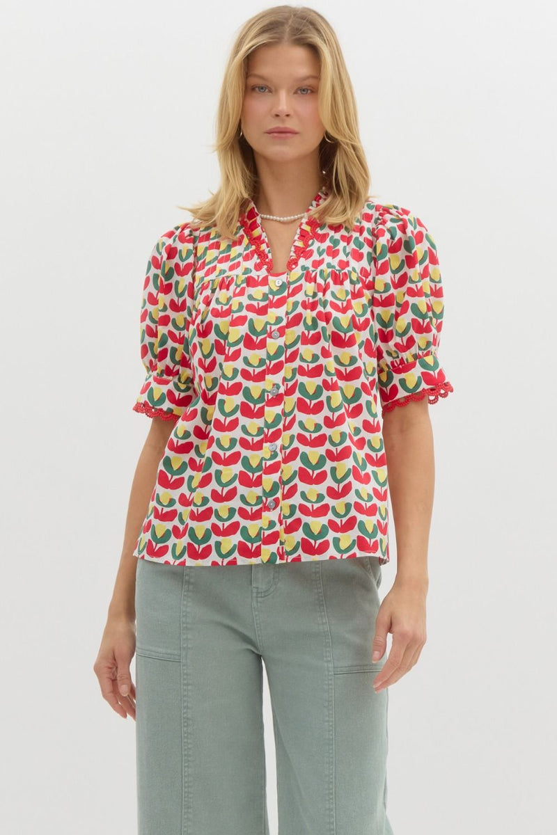 Avery Floral Blouse