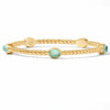 Nassau Stone Bangle-Iridescent Aquamarine Blue -M