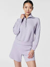 Spanx AirEssentials Half Zip - Violet Air