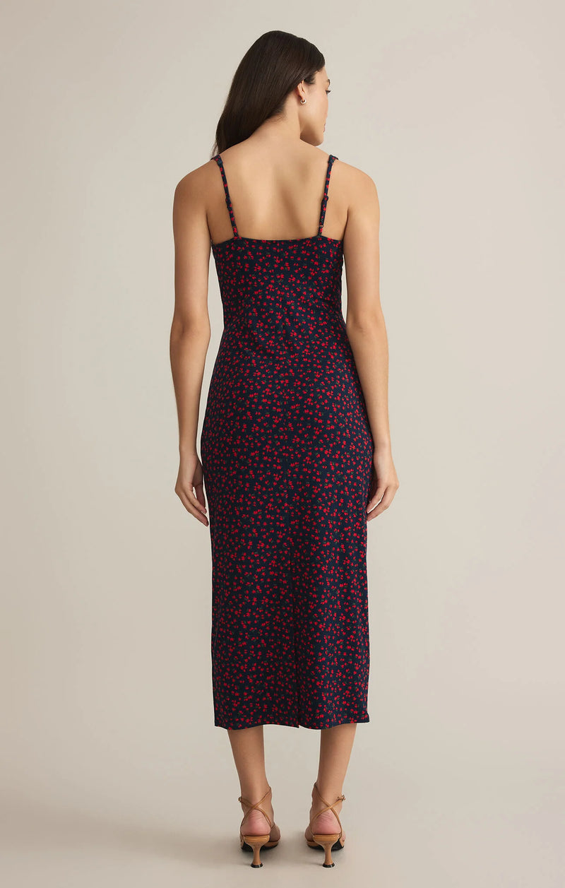 Eleve La Rosa Disty Midi Dress - Eclipse