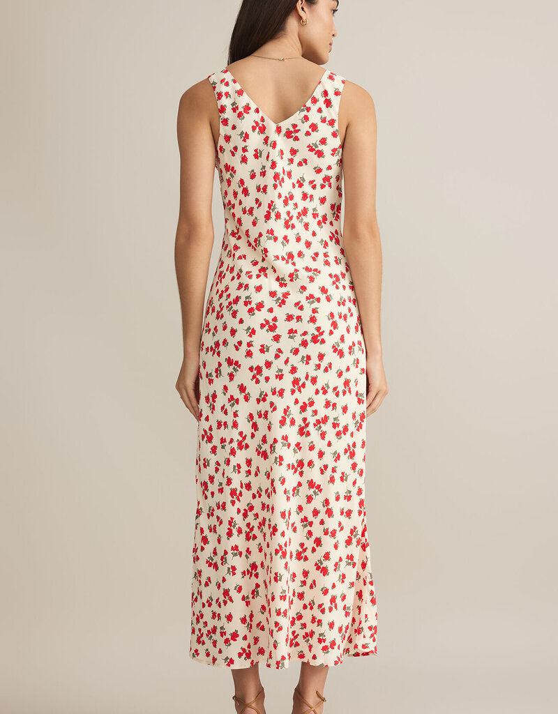 Hana La Rosa Ditsy Maxi Dress - Sandshell